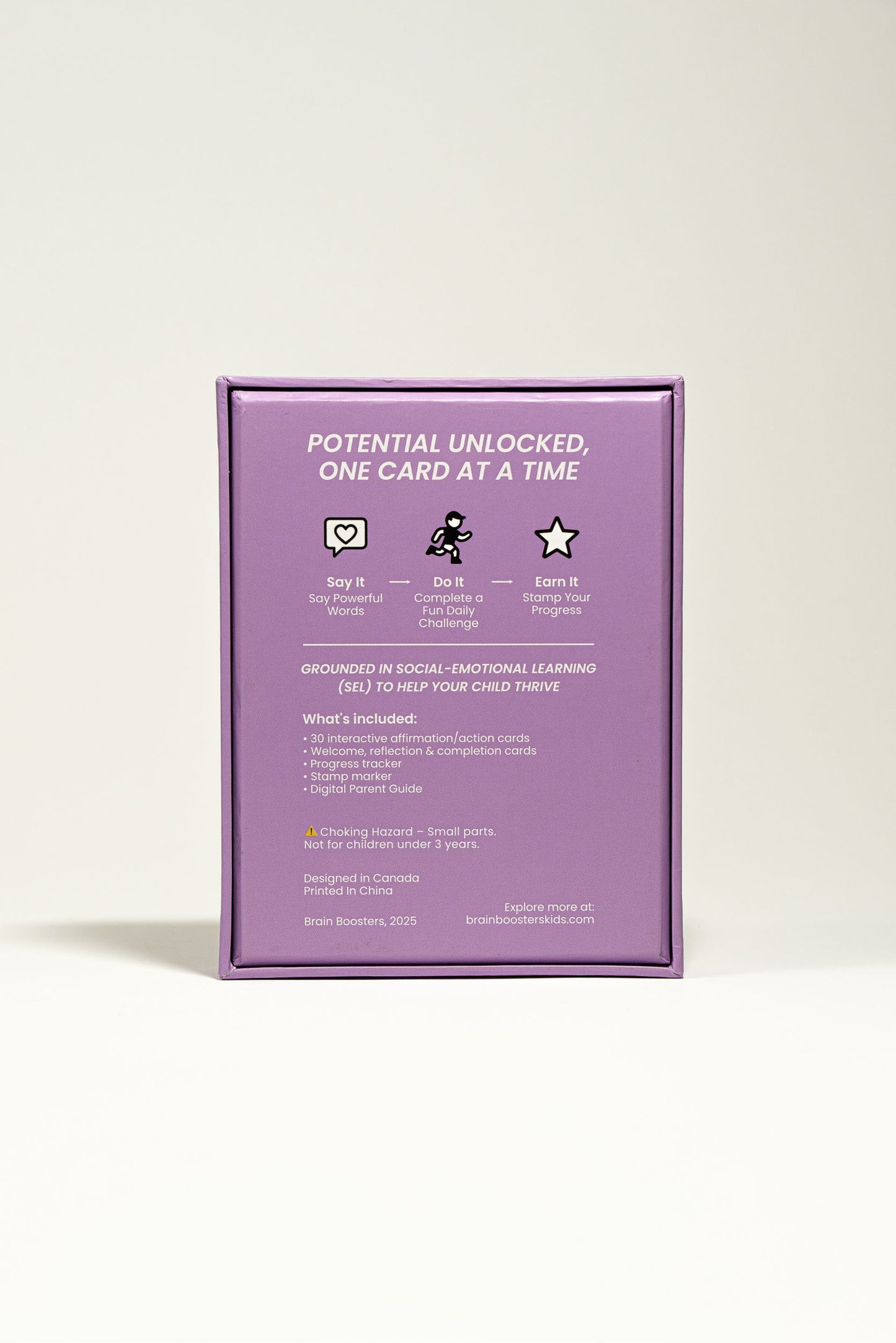 Positive Mindset Builder: Brain Boosters Card Set for Kids