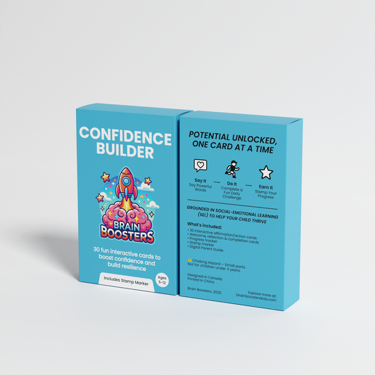 Confidence Builder: Brain Boosters Card Set for Kids