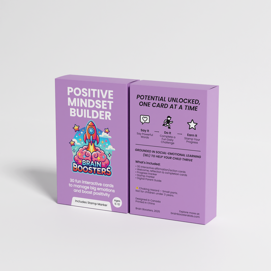 Positive Mindset Builder: Brain Boosters Card Set for Kids