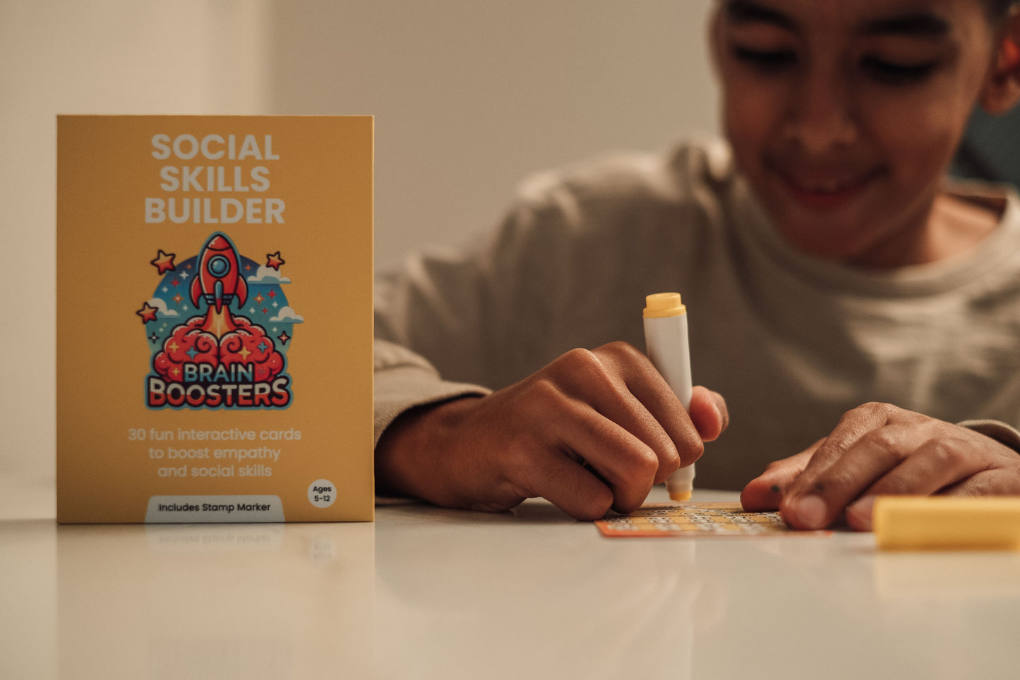 Social Skills Builder: Brain Boosters Card Set for Kids