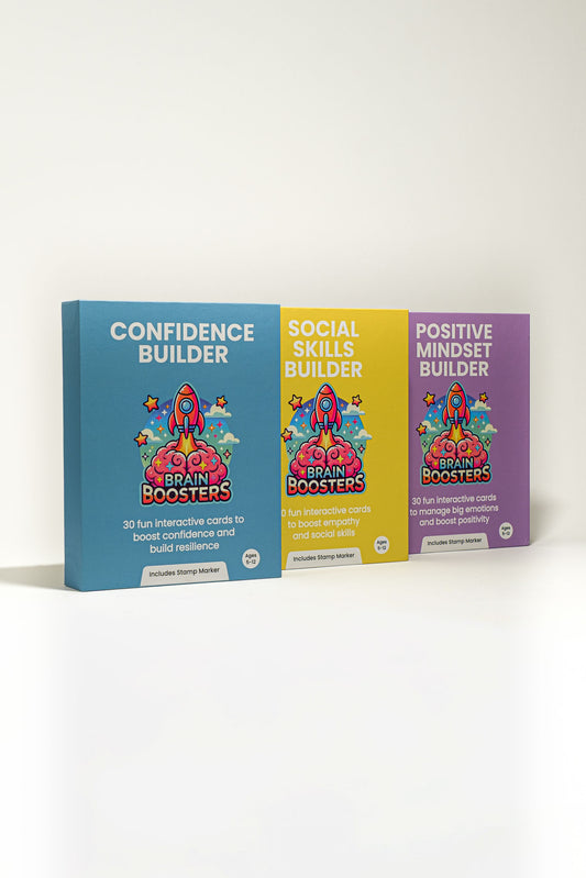 Brain Boosters 3-Pack Bundle: Confidence, Positive Mindset & Social Skills
