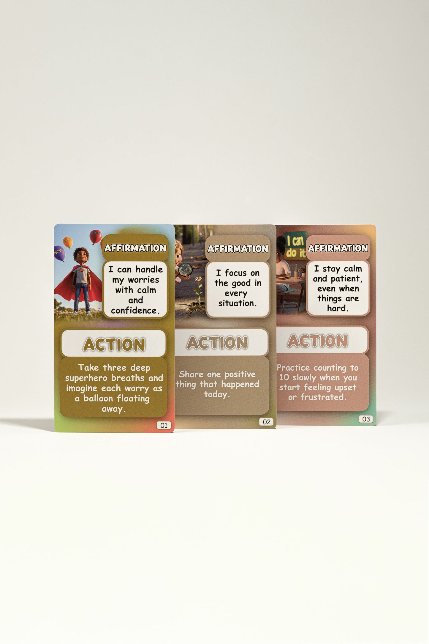 Confidence Builder: Brain Boosters Card Set for Kids